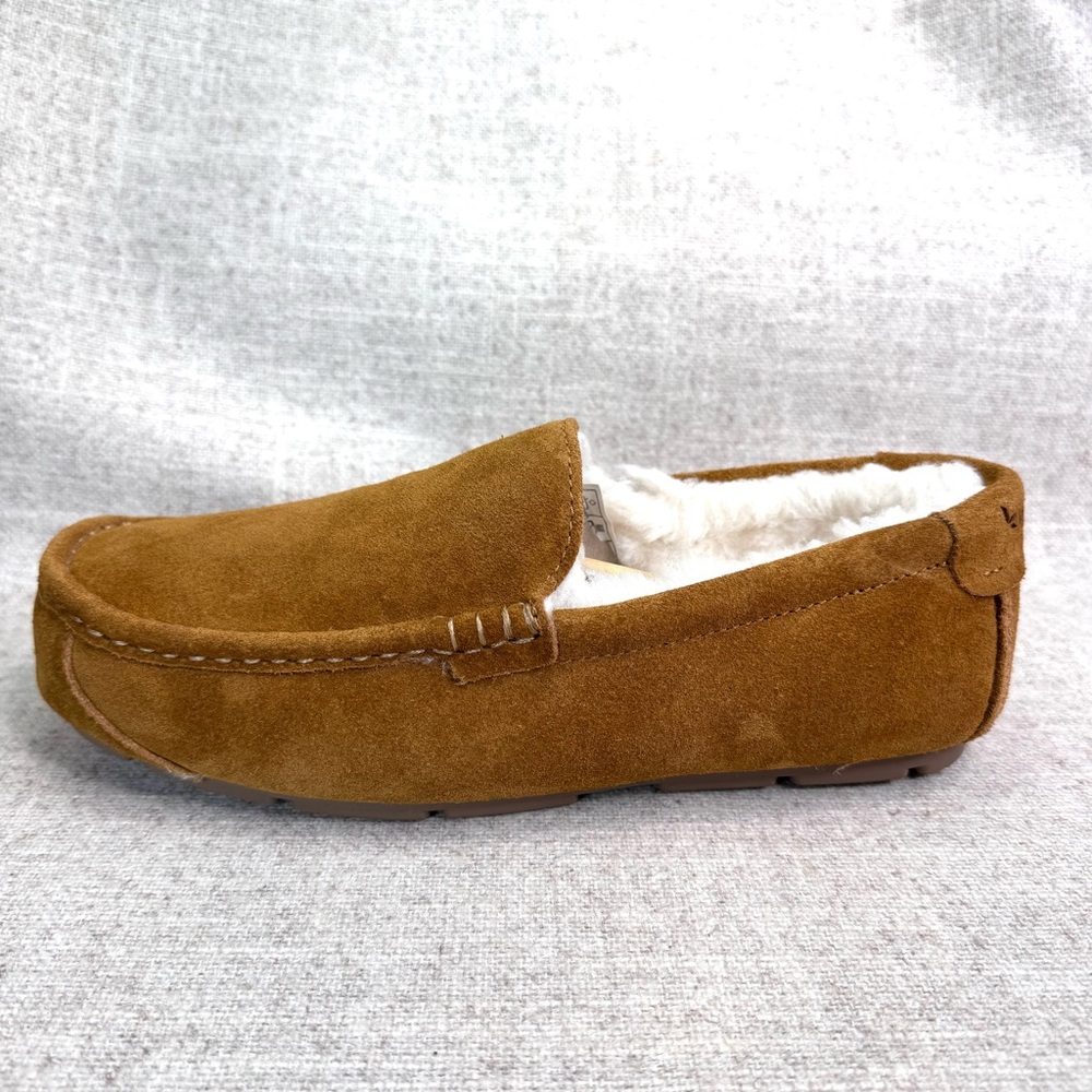 Koolaburra Men's Tan Suede Loafers - Picture 3 of 8